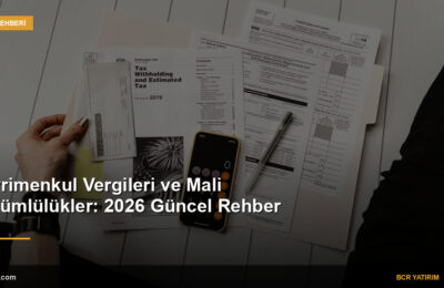 Gayrimenkul Vergileri ve Mali Yükümlülükler: 2026 Güncel Rehber