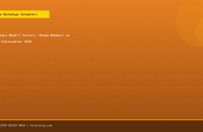 İmar Planı Nedir? Türleri, Okuma Rehberi ve Dikkat Edilecekler 2026