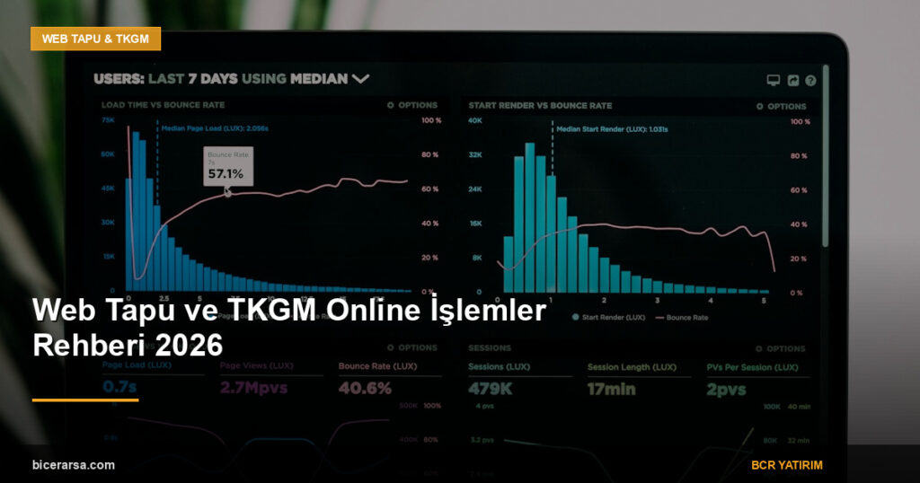 Web Tapu ve TKGM Online İşlemler Rehberi 2026