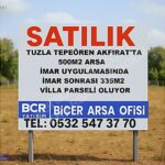 Tuzla Akfırat’ta 500 m² Villa İmarlı Yatırımlık Arsa - ana gorsel onizleme