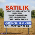 Tuzla Akfırat’ta 500 m² Villa İmarlı Yatırımlık Arsa - gorsel 2
