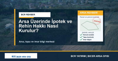 Arsa Üzerinde İpotek ve Rehin Hakkı Nasıl Kurulur?