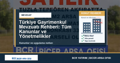 Türkiye Gayrimenkul Mevzuatı Rehberi: Tüm Kanunlar ve Yönetmelikler