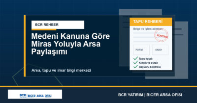 Medeni Kanuna Göre Miras Yoluyla Arsa Paylaşımı