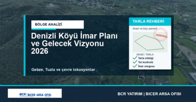 Denizli Köyü İmar Planı ve Gelecek Vizyonu 2026