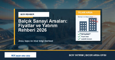 Balçık Sanayi Arsaları: Fiyatlar ve Yatırım Rehberi 2026