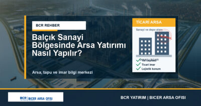 Balçık Sanayi Bölgesinde Arsa Yatırımı Nasıl Yapılır?
