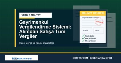 Gayrimenkul Vergilendirme Sistemi: Alımdan Satışa Tüm Vergiler