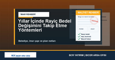Yıllar İçinde Rayiç Bedel Değişimini Takip Etme Yöntemleri