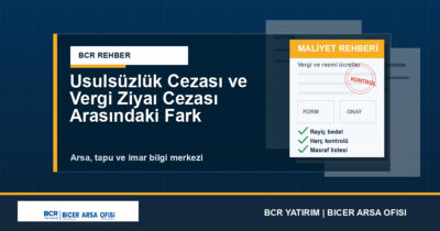 Usulsüzlük Cezası ve Vergi Ziyaı Cezası Arasındaki Fark