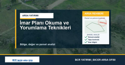 İmar Planı Okuma ve Yorumlama Teknikleri