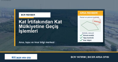 Kat İrtifakından Kat Mülkiyetine Geçiş İşlemleri