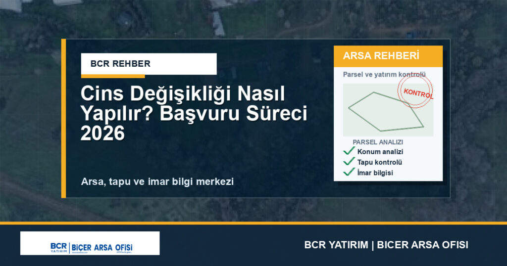 Cins Değişikliği Nasıl Yapılır? Başvuru Süreci 2026