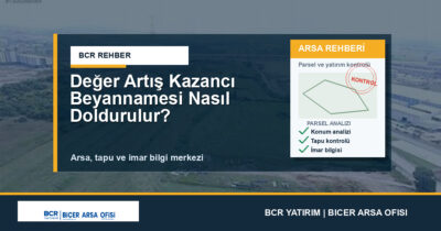 Değer Artış Kazancı Beyannamesi Nasıl Doldurulur?