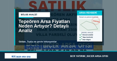 Tepeören Arsa Fiyatları Neden Artıyor? Detaylı Analiz