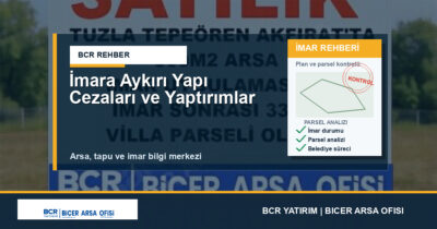İmara Aykırı Yapı Cezaları ve Yaptırımlar