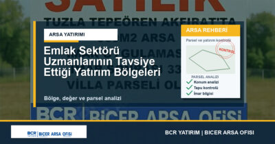 Emlak Sektörü Uzmanlarının Tavsiye Ettiği Yatırım Bölgeleri