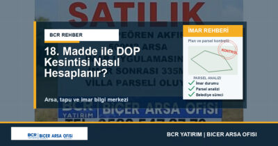 18. Madde ile DOP Kesintisi Nasıl Hesaplanır?