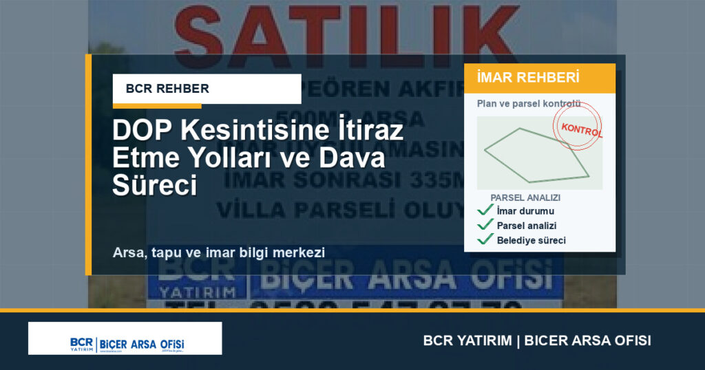 DOP Kesintisine İtiraz Etme Yolları ve Dava Süreci