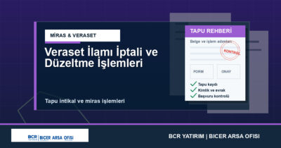 Veraset İlamı İptali ve Düzeltme İşlemleri