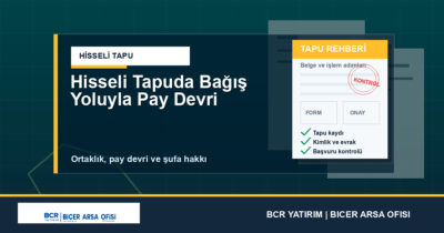 Hisseli Tapuda Bağış Yoluyla Pay Devri
