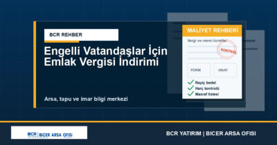 Engelli Vatandaşlar İçin Emlak Vergisi İndirimi