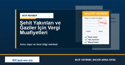 Şehit Yakınları ve Gaziler İçin Vergi Muafiyetleri