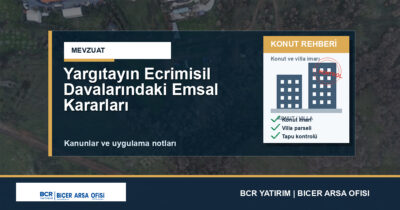 Yargıtayın Ecrimisil Davalarındaki Emsal Kararları