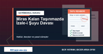 Miras Kalan Taşınmazda İzale-i Şuyu Davası