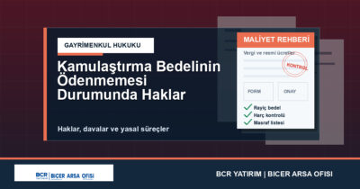 Kamulaştırma Bedelinin Ödenmemesi Durumunda Haklar
